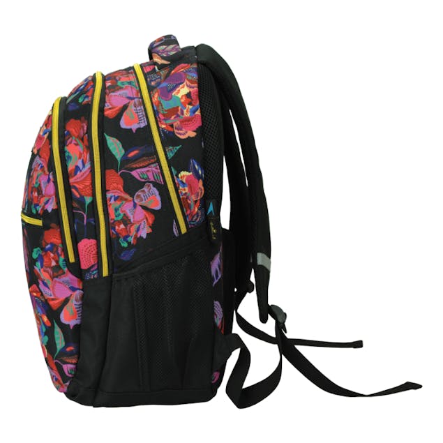 HALLMARK - Hallmark FLOWERS Σχολική Τσάντα Πλάτης Backpack Δημοτικού με 3 θήκες 333-33031