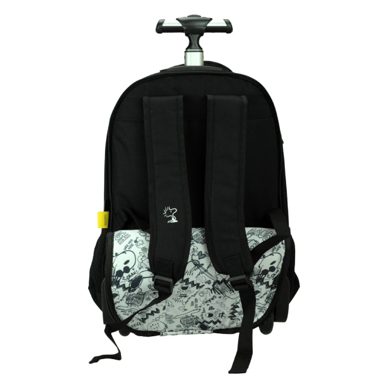 BMU - Back Me Up PEANUTS FREEHAND Σχολική Τσάντα Πλάτης ΤΡΟΛΕΙ TROLLEY  Backpack Δημοτικού με 3 θήκες  365-09074 
