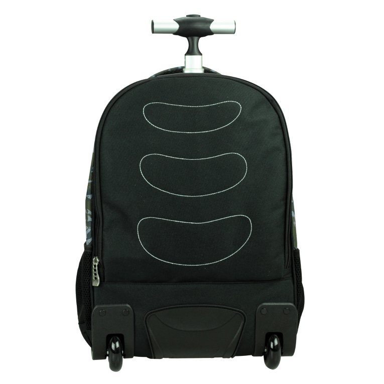 BMU - Back Me Up NO FEAR FOREST PUMA Σχολική Τσάντα Πλάτης ΤΡΟΛΕΙ TROLLEY  Backpack Δημοτικού με 3 θήκες  348-44074 