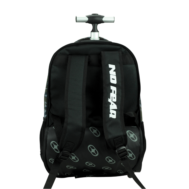 BMU - Back Me Up NO FEAR FOREST PUMA Σχολική Τσάντα Πλάτης ΤΡΟΛΕΙ TROLLEY  Backpack Δημοτικού με 3 θήκες  348-44074 