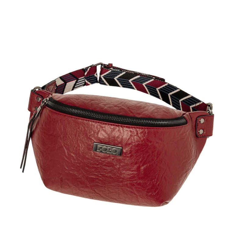   Γυναικείο Τσαντάκι Στήθους AURORA Shoulder Bag Χρώμα Κόκκινο 18x37x8cm  9-07-065-3300