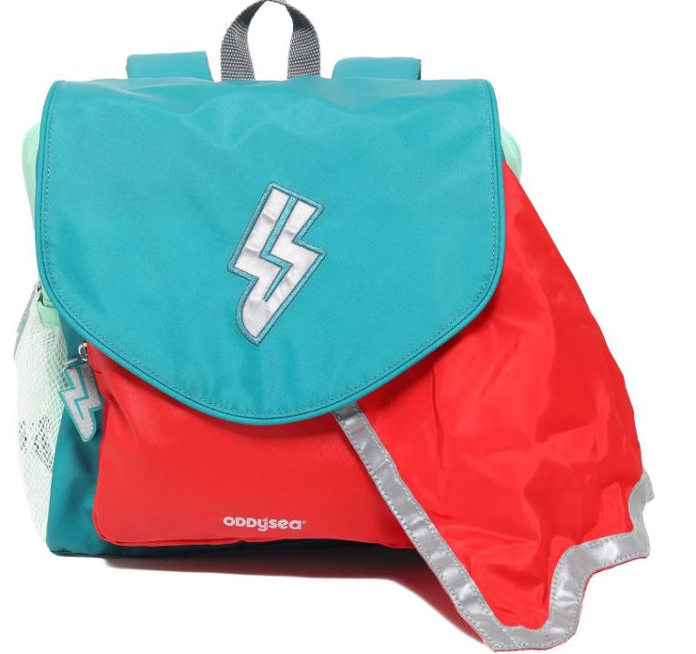 ΠΡΟΣΧΟΛΙΚΗ ΤΣΑΝΤΑ ODDY AT SEA HERO BAG BAG GRECIAN 3+ Junior Bag 3 σε 1 με Αδιάβροχη κάπα 28455 ODDYSEA