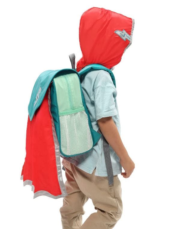 ODDY AT SEA - ΠΡΟΣΧΟΛΙΚΗ ΤΣΑΝΤΑ  HERO BAG BAG GRECIAN 3+ Junior Bag 3 σε 1 με Αδιάβροχη κάπα 28455 ODDYSEA