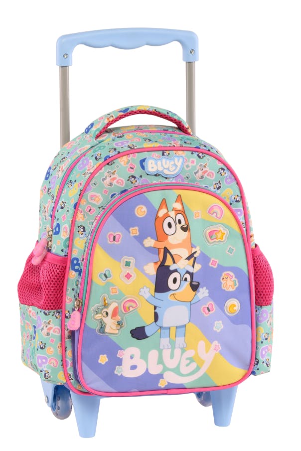 Τρολεϋ Σχολική Τσάντα Νηπίου Bluey STEKERS RAIN - Trolley Bag  250261