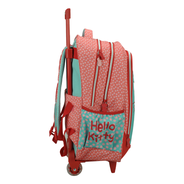 GIM -  Σχολική Τσάντα Τρόλευ Δημοτικού HELLO KITTY SWEETHEART Trolley Bag 46 x 35 x 20  με 3 κεντρικές θήκες 342-01074