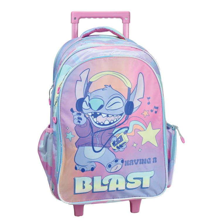 Σχολική Τσάντα Τρόλευ Δημοτικού STITCH GEN Z Trolley Bag 46 x 35 x 20 με 3 κεντρικές θήκες 335-74074