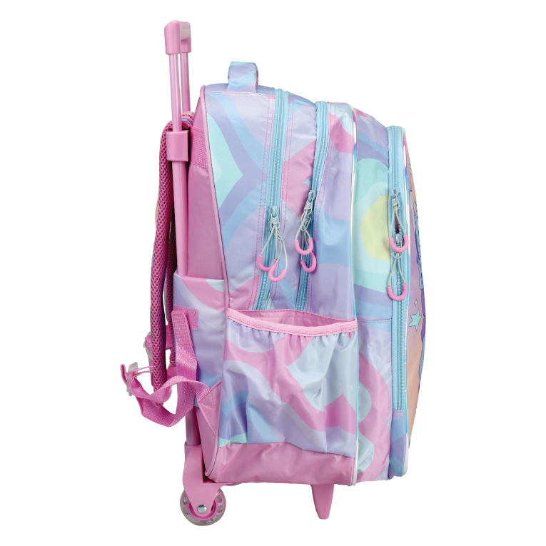 GIM -  Σχολική Τσάντα Τρόλευ Δημοτικού STITCH GEN Z Trolley Bag 46 x 35 x 20  με 3 κεντρικές θήκες 335-74074