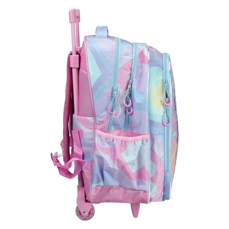 GIM -  Σχολική Τσάντα Τρόλευ Δημοτικού STITCH GEN Z Trolley Bag 46 x 35 x 20  με 3 κεντρικές θήκες 335-74074