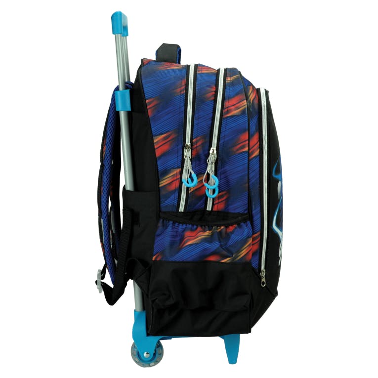 GIM -  Σχολική Τσάντα Τρόλευ Δημοτικού SONIC 3 THE HEDGEHOG Trolley Bag 46 x 35 x 20  με 3 κεντρικές θήκες 334-86074