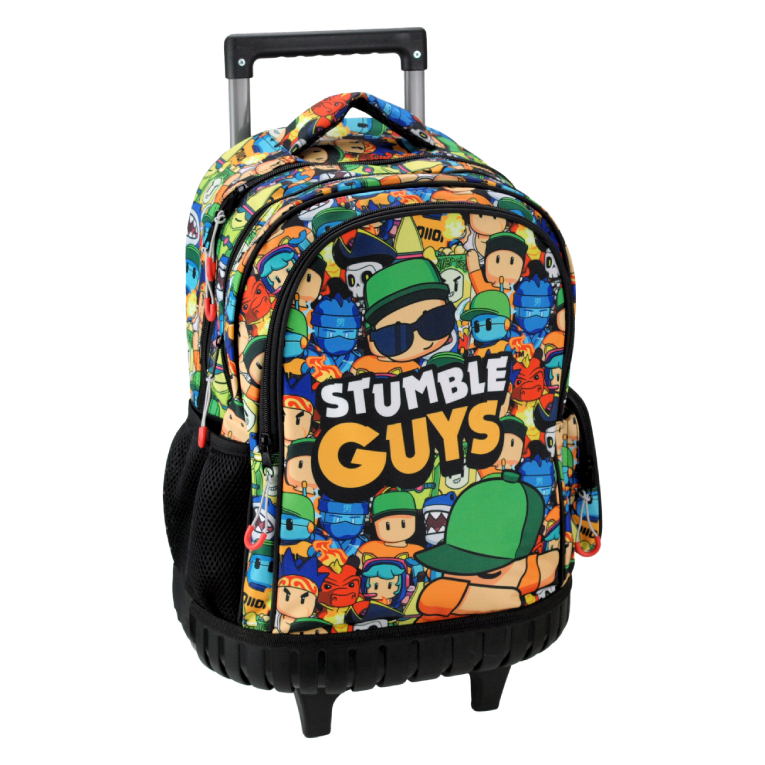 Σχολική Τσάντα Τρόλευ Δημοτικού TROLLEY STUMBLE GUYS Trolley Bag 46 x 35 x 20 με 3 κεντρικές θήκες 377-30078