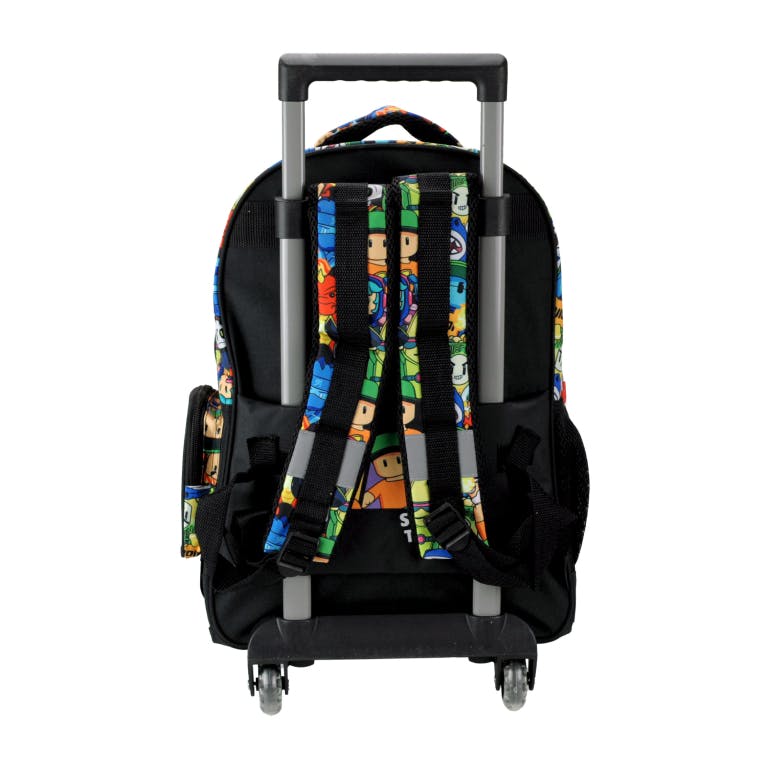 GIM -  Σχολική Τσάντα Τρόλευ Δημοτικού TROLLEY STUMBLE GUYS Trolley Bag 46 x 35 x 20  με 3 κεντρικές θήκες 377-30078
