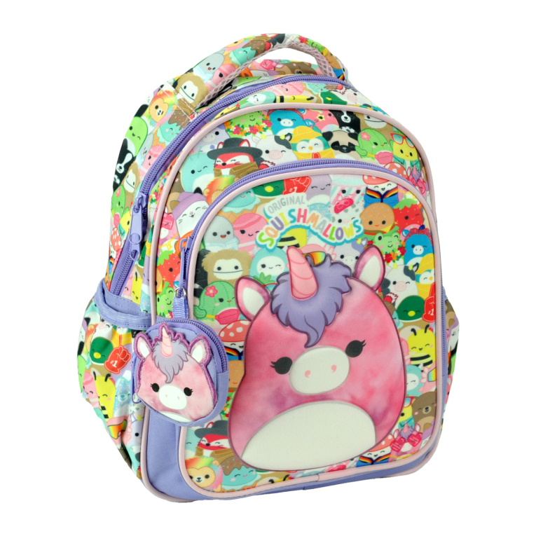 Σχολική Τσάντα Πλάτης Νηπίου SQUISHMALLOWS UNICORN Διαστάσεις 32X25X15 με 2 Θέσεις - 363-33054