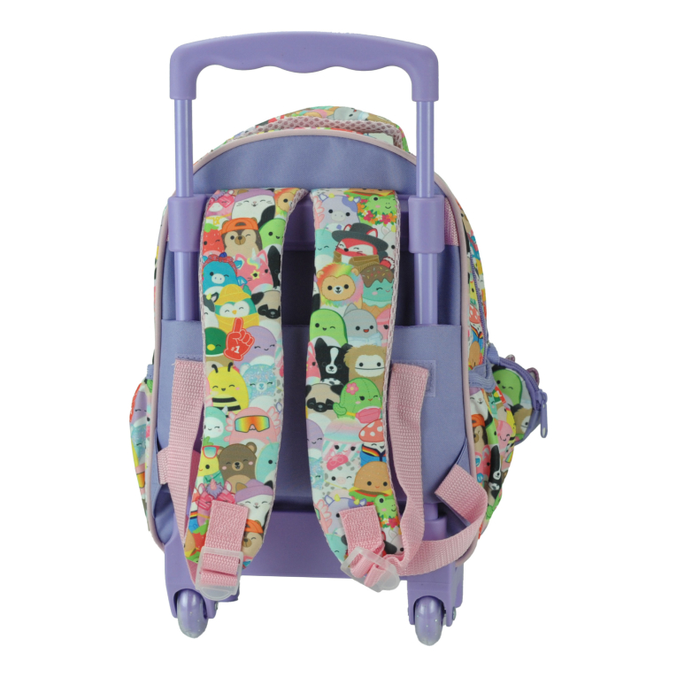 GIM -  Σχολική Τροχήλατη Τσάντα Trolley Νηπίου SQUISHMALLOWS UNICORN Διαστάσεις 30X25X15 με 2 Θέσεις - TROLLEY 363-33072