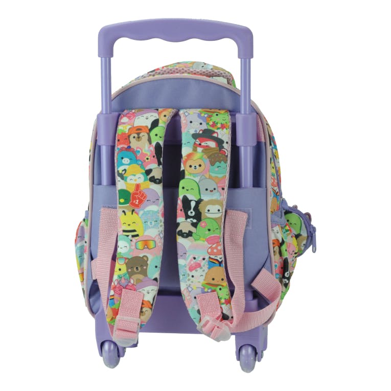 GIM -  Σχολική Τροχήλατη Τσάντα Trolley Νηπίου SQUISHMALLOWS UNICORN Διαστάσεις 30X25X15 με 2 Θέσεις - TROLLEY 363-33072