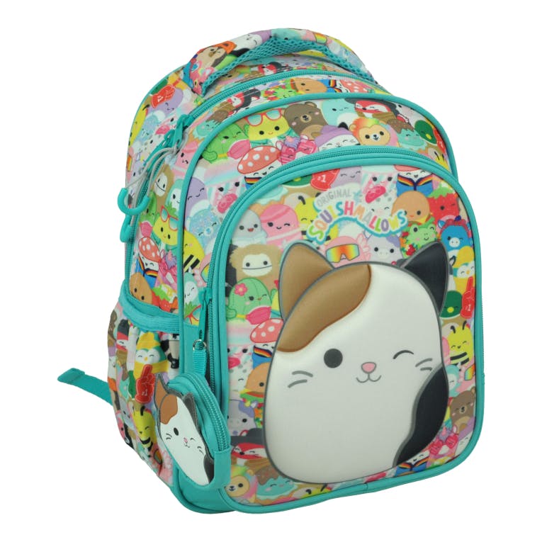 GIM -  Σχολική Τσάντα Πλάτης Νηπίου SQUISHMALLOWS CAT Διαστάσεις 32X25X15 με 2 Θέσεις - 363-31054