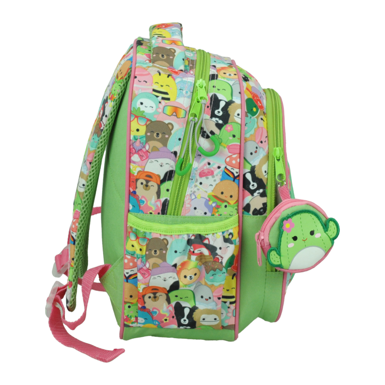 GIM -  Σχολική Τσάντα Πλάτης Νηπίου SQUISHMALLOWS CACTUS Διαστάσεις 32X25X15 με 2 Θέσεις - 363-32054