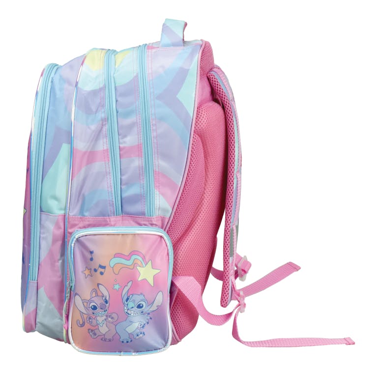 GIM - Gim Σχολική Τσάντα Πλάτης Δημοτικού ΟΒΑΛ STITCH GEN Z με 2 Κεντρικές Θέσεις 46 x 35 x 20 342-01031