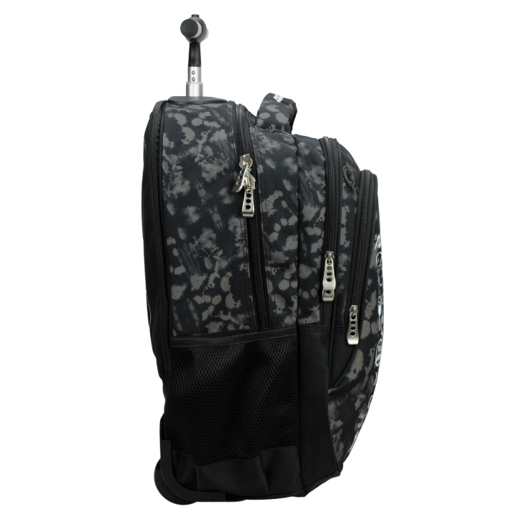 BMU -  Σχολική Τσάντα Τρόλευ Δημοτικού NO FEAR DOODLES Trolley Bag 46 x 35 x 20  με 3 κεντρικές θήκες 348-46074 BACK ME UP