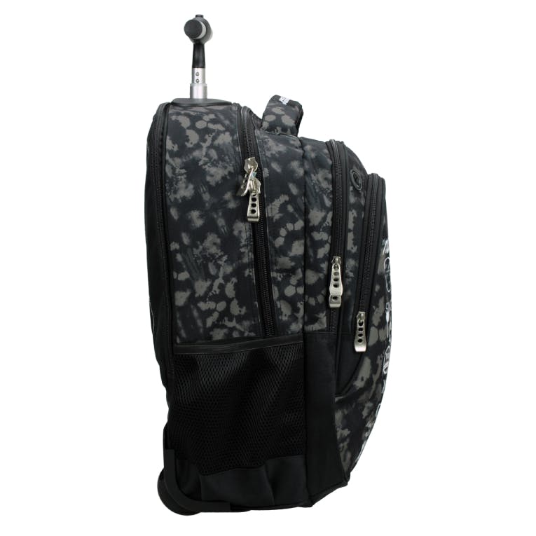 BMU -  Σχολική Τσάντα Τρόλευ Δημοτικού NO FEAR DOODLES Trolley Bag 46 x 35 x 20  με 3 κεντρικές θήκες 348-46074 BACK ME UP