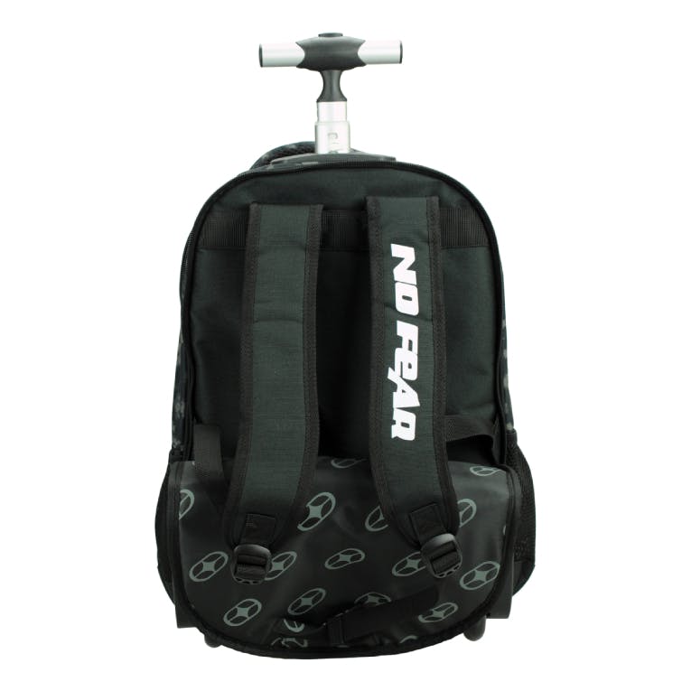 BMU -  Σχολική Τσάντα Τρόλευ Δημοτικού NO FEAR DOODLES Trolley Bag 46 x 35 x 20  με 3 κεντρικές θήκες 348-46074 BACK ME UP