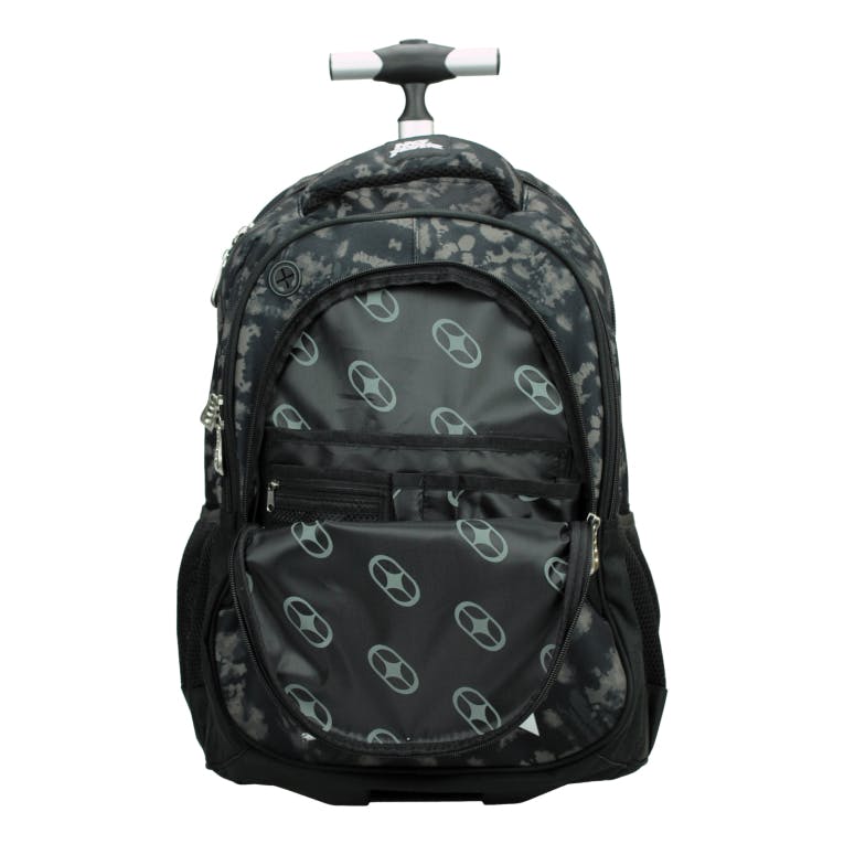 BMU -  Σχολική Τσάντα Τρόλευ Δημοτικού NO FEAR DOODLES Trolley Bag 46 x 35 x 20  με 3 κεντρικές θήκες 348-46074 BACK ME UP