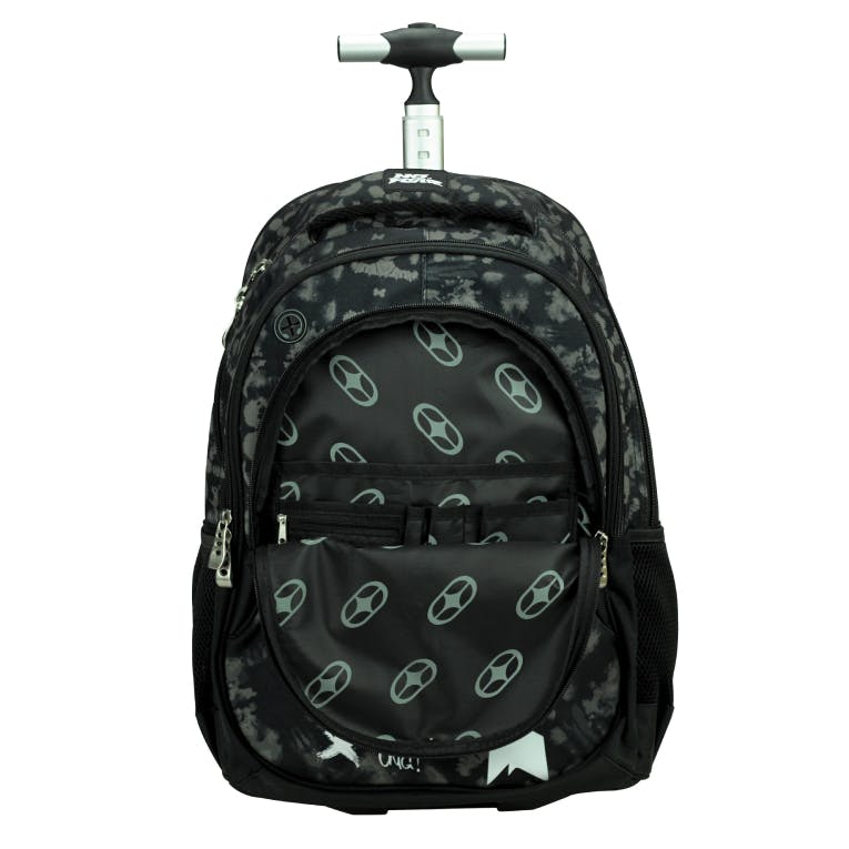 BMU -  Σχολική Τσάντα Τρόλευ Δημοτικού NO FEAR DOODLES Trolley Bag 46 x 35 x 20  με 3 κεντρικές θήκες 348-46074 BACK ME UP