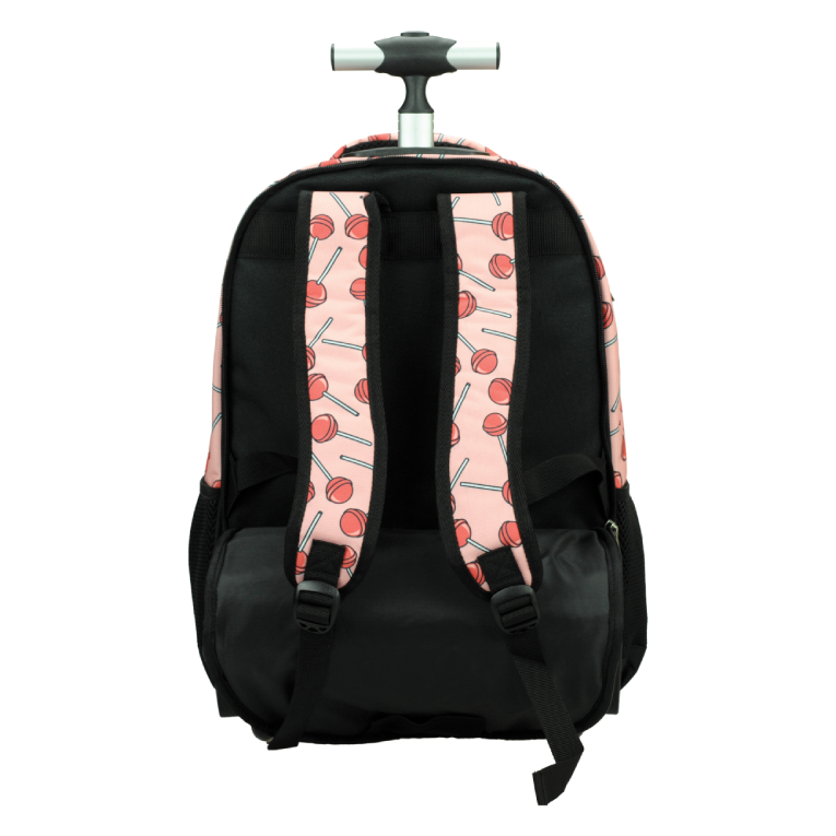 BMU -  Σχολική Τσάντα Τρόλευ Δημοτικού LOVE POODLE Trolley Bag 46 x 35 x 20  με 3 κεντρικές θήκες 357-21074 BACK ME UP