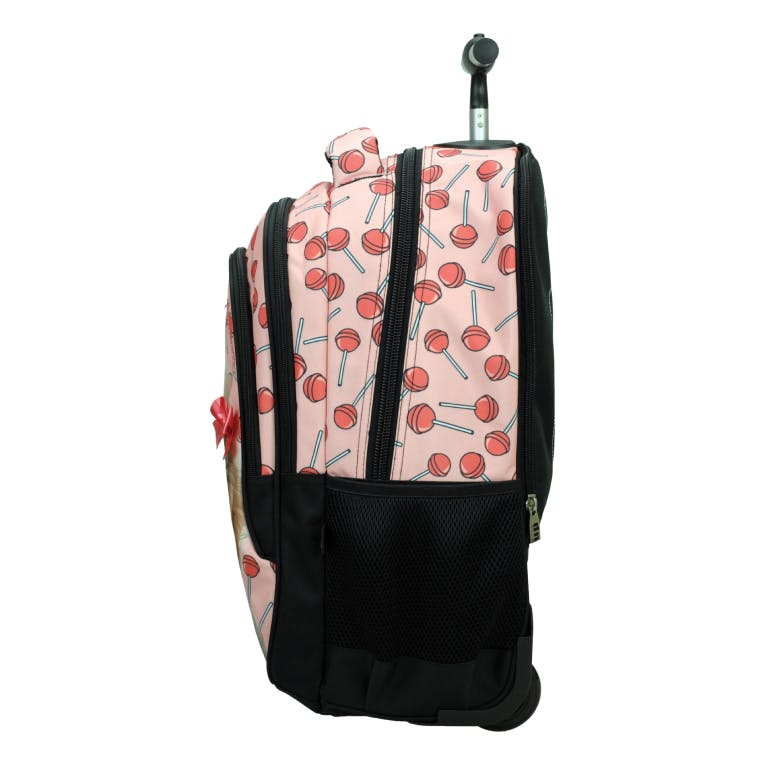 BMU -  Σχολική Τσάντα Τρόλευ Δημοτικού LOVE POODLE Trolley Bag 46 x 35 x 20  με 3 κεντρικές θήκες 357-21074 BACK ME UP