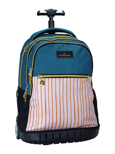 HALLMARK - BMU Σχολική Τσάντα Τρόλευ Δημοτικού  DASHES Trolley Bag 46 x 35 x 20  με 3 κεντρικές θήκες 333-37074 BACK ME UP
