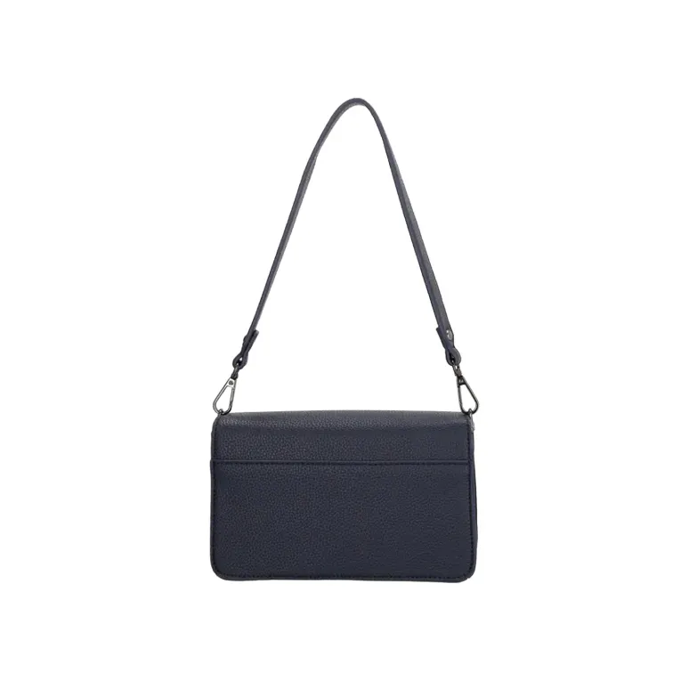 CHARM LONDON - Charm London MONACO Handbag Navy Γυναικεία Τσάντα Ώμου/Χεριού Χρώμα Μπλε W01441 002