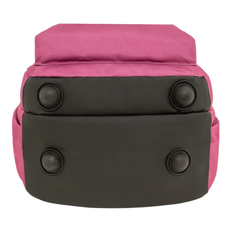 POLO - Polo Backbag PINS Σχολική Τσάντα -Σακίδιο Πλάτης με 2 Κεντρικές Θήκες 26 lt 46x31x20cm ΣΜΑΡΑΓΔΙ 9-01-059-6700