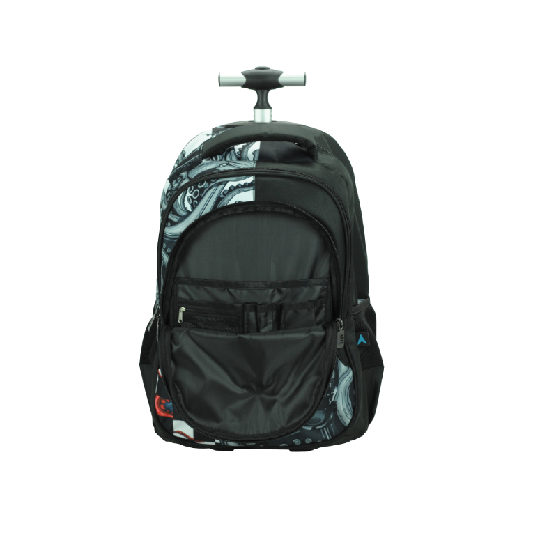 BMU - Back Me Up Σχολική Τσάντα Πλάτης ΤΡΟΛΕΙ TROLLEY  Backpack Δημοτικού με 3 θήκες  DIVE 357-34074 