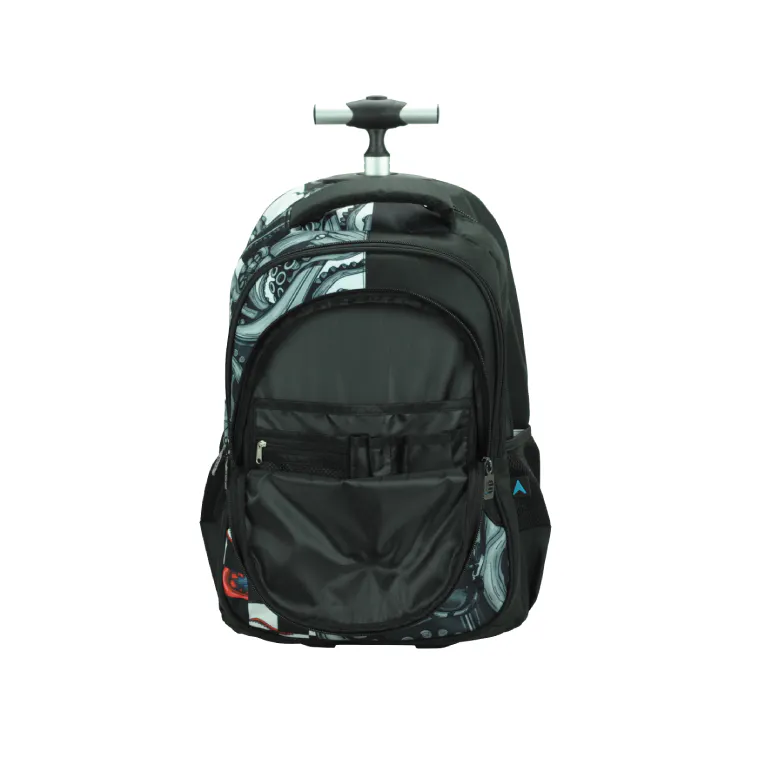 BMU - Back Me Up Σχολική Τσάντα Πλάτης ΤΡΟΛΕΙ TROLLEY Backpack Δημοτικού με 3 θήκες DIVE 357-34074
