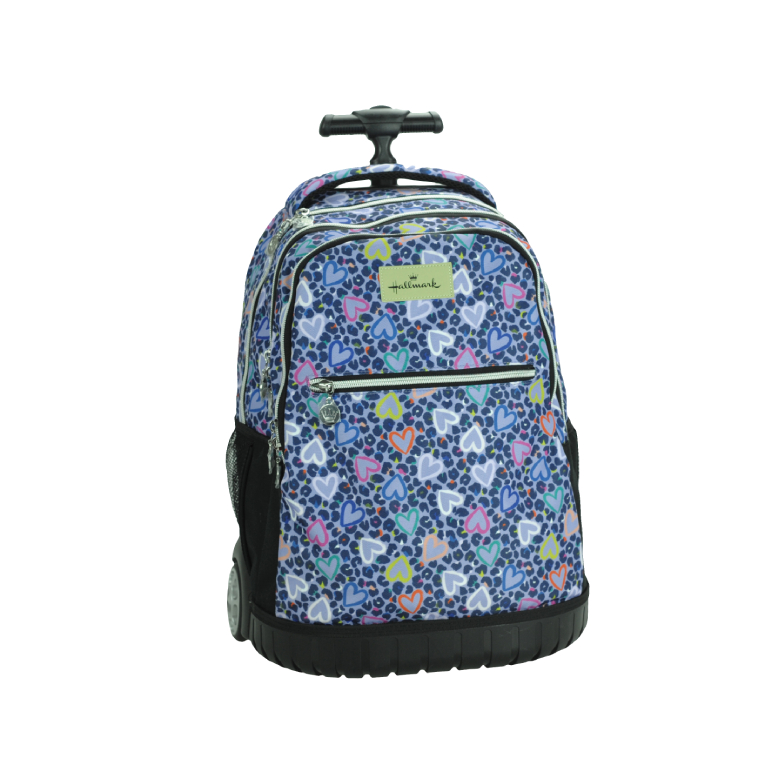  Σχολική Τσάντα Πλάτης ΤΡΟΛΕΙ TROLLEY  Backpack Δημοτικού με 3 θήκες  ZOO PRINT 333-39074 BMU