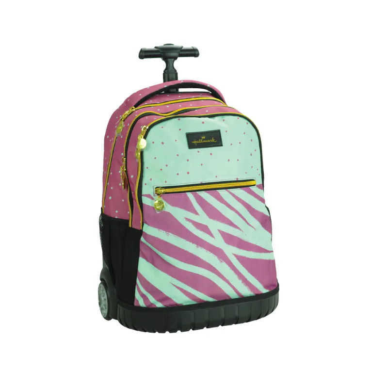 HALLMARK -  Σχολική Τσάντα Πλάτης ΤΡΟΛΕΙ TROLLEY  Backpack Δημοτικού με 3 θήκες  DIAGONAL 333-50074 BMU