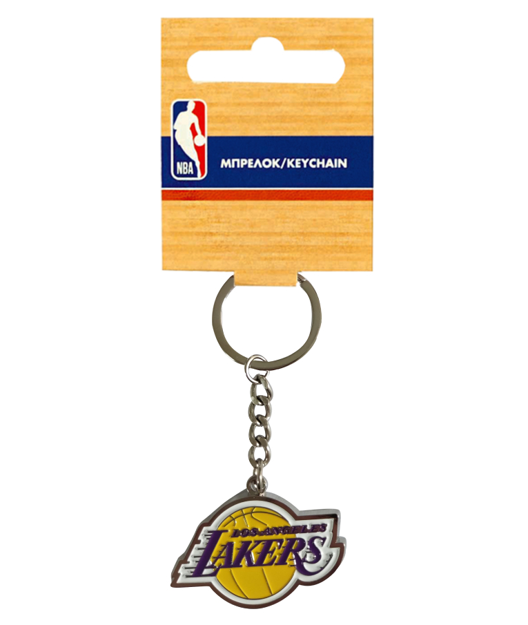 BMU - Back Me Up Μπρελόκ Μεταλικό NBA LOS ANGELES LAKERS Keychain 558-50520