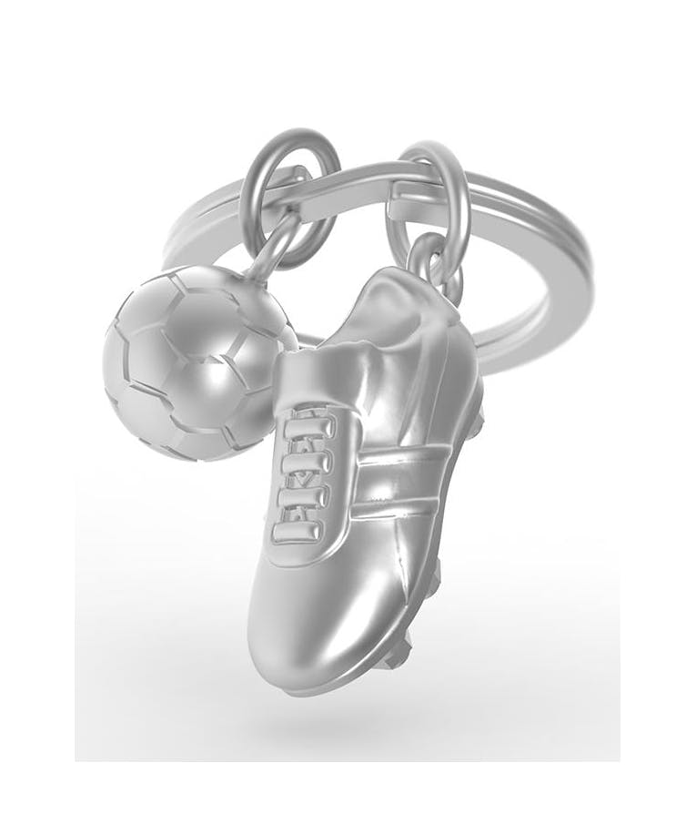 Μπρελόκ Melal Morphose SPORT FOOTBALL SHOE AND BALL Metal Keyring mtm909