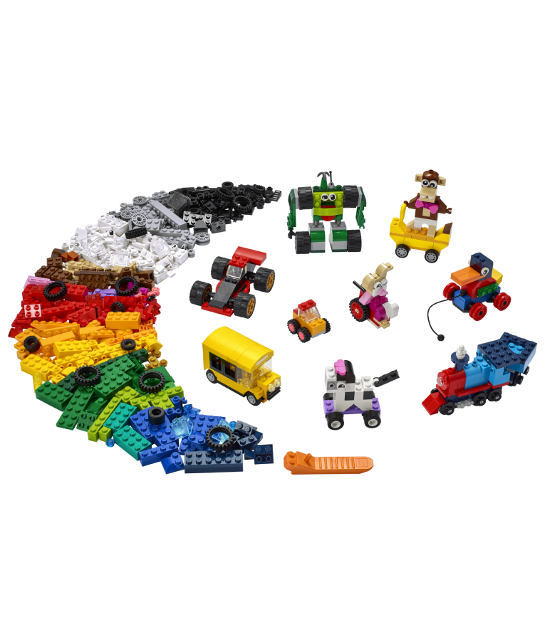 LEGO - 11014 Bricks and Wheels 653 psc Τουβλάκια και Τροχοί -  Classic 4+