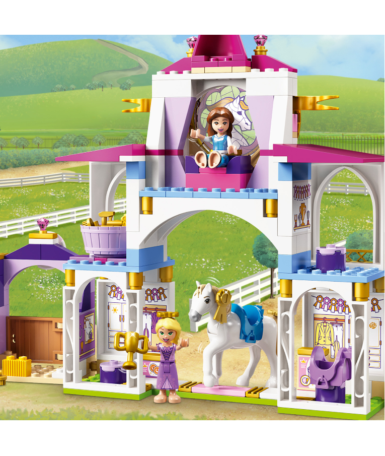 LEGO - 43195 Belle and Rapunzels Royal Stables 239psc - Οι Βασιλικοί Στάβλοι της Μπελ και της Ραπουνζέλ 239τμχ   Disney  Ηλικία 5+