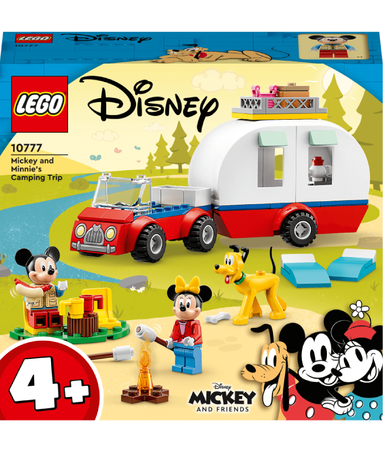 10777 Mickey Mouse and Minnie Mouse's Camping Trip 103 psc - Ταξίδι με Τροχόσπιτο των Μίκυ Μάους & Μίννι Μάους Lego Disney 4+