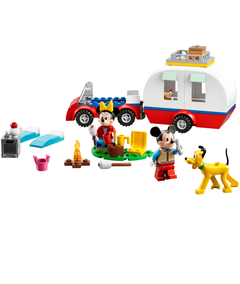 LEGO - 10777 Mickey Mouse and Minnie Mouse's Camping Trip 103 psc - Ταξίδι με Τροχόσπιτο των Μίκυ Μάους & Μίννι Μάους Lego Disney 4+