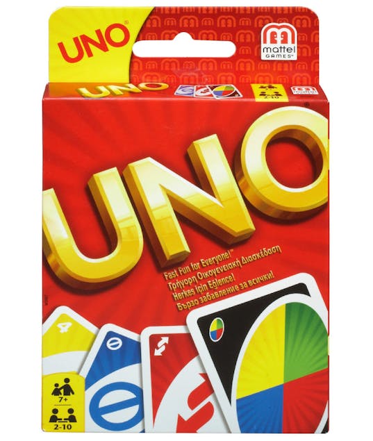 MATTEL - Mattel Επιτραπέζιο Παιχνίδι UNO Κάρτες για 2-10 Παίκτες 7+ Ετών W2087
