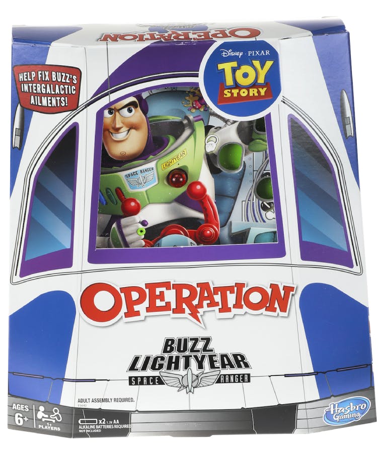 Hasbro Επιτραπέζιο Παιχνίδι Toy Story Buzz Lightyear Operation για 1+ Παίκτες 6+ Ετών E5642