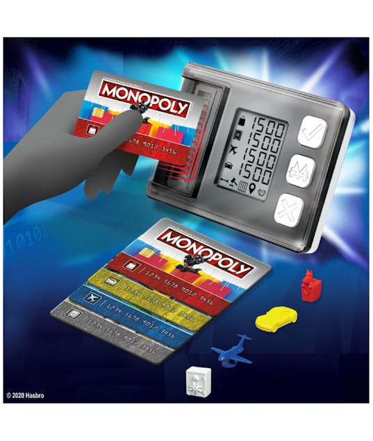 HASBRO - Επιτραπέζιο Παιχνίδι Monopoly Ηλεκτρονική Εξαργύρωση Bonus για παιδιά από 8 ετών και άνω E8978
