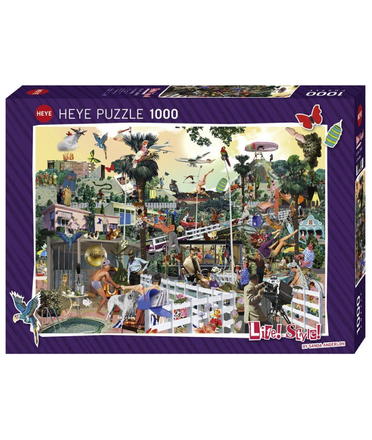 Puzzle Παζλ - LIFE STYLE  In The Hills - ΣΤΟΥΣ ΛΟΦΟΥΣ 1000 τεμ. Heye 29863  50x70