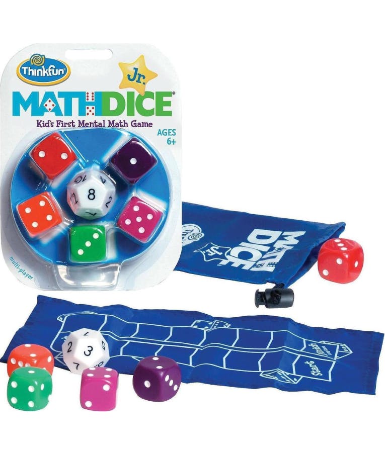 Math Dice Jr. Μαθηματικά Παιχνίδι Λογικής Think Fun SX.20.290.0044