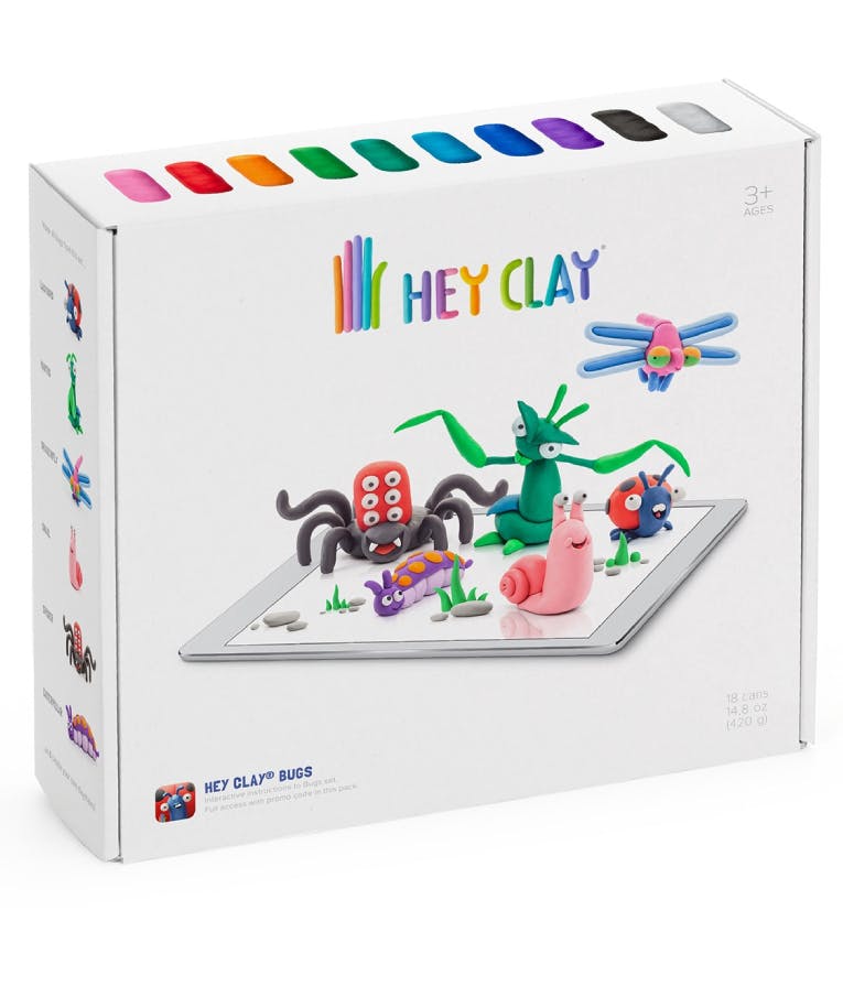 Claymates Έντομα Πολύχρωμος Πηλός 390gr s005BUGS 440005 Ηλικία 3+