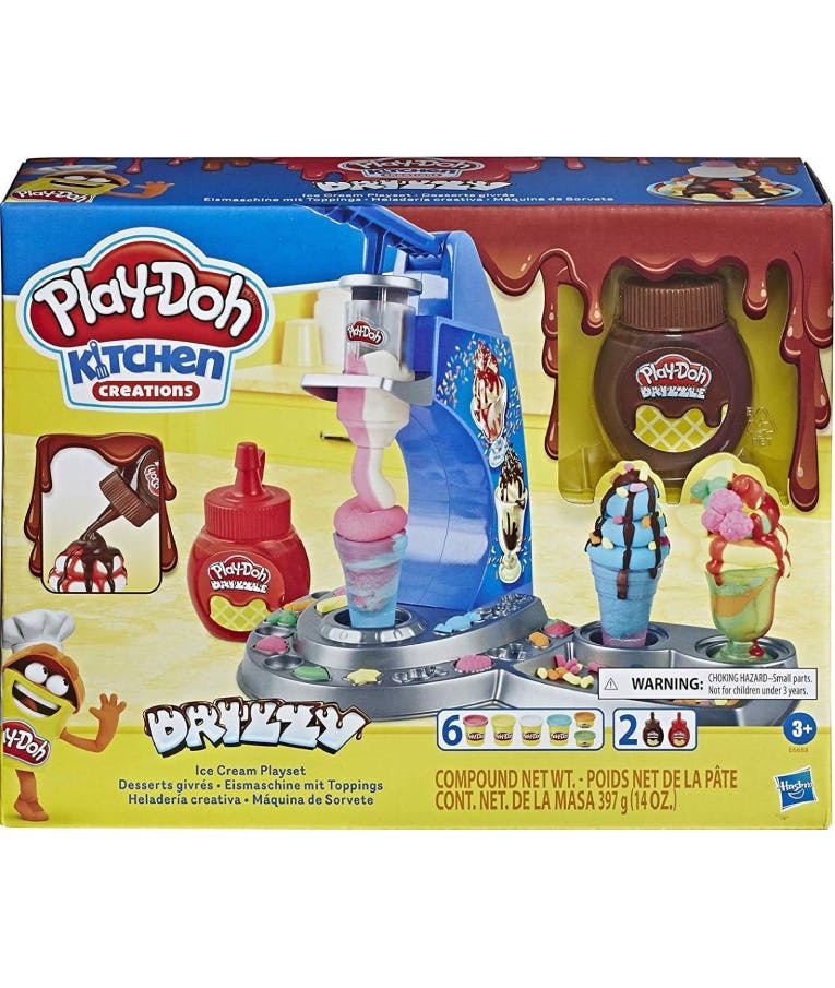 Hasbro Play-Doh Ice Cream Playset  Play-Doh Kitcen Creations - Παιχνίδι Δημιουργίας Ηλικία 3+  Ε6688