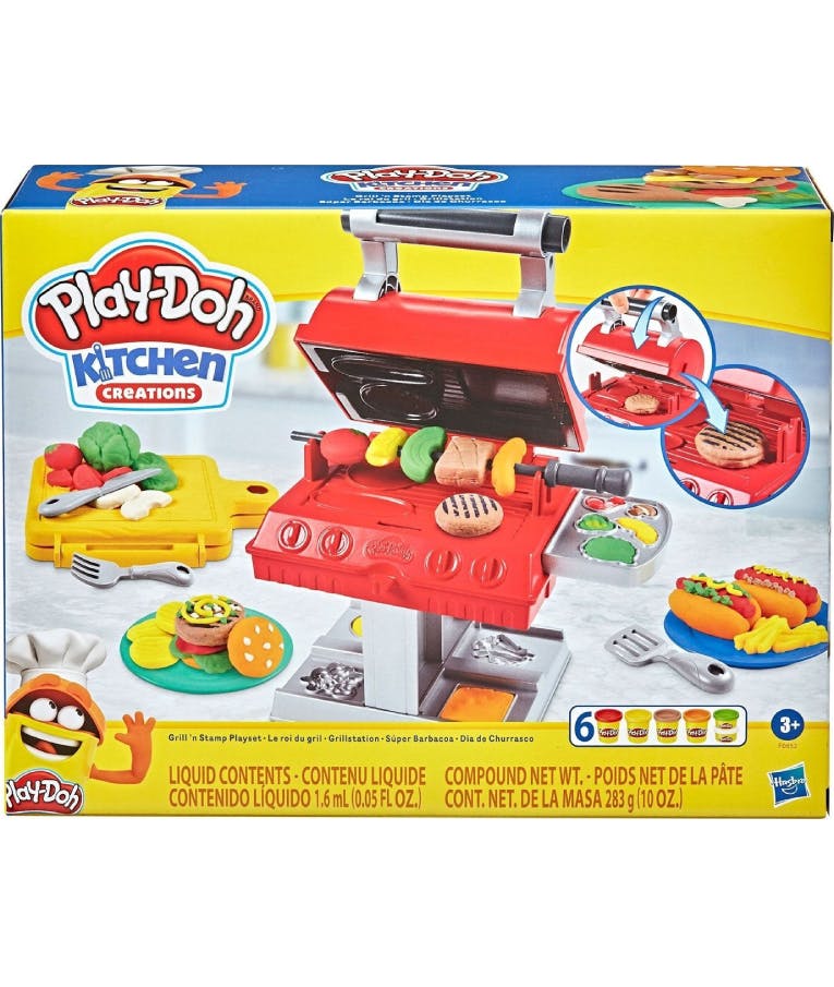 Πλαστελίνη - Παιχνίδι Δημιουργίας Πλαστοζυμαράκια Kitchen Creations GRILL n' STAMP PLAYSET Play-Doh F0652