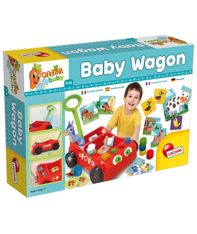 Αυτοκίνητο Περπατούρα Αυτοκινητάκι Baby Wagon Ηλικία 1+  Lisciani Real Fun Toys 67879